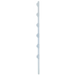 Poste de paso SFire SF-POST-6W 1.4 m 6 aisladores blanco