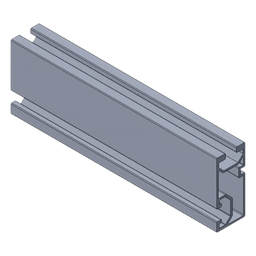 Riel de montaje solar BASEL N00015 aluminio 4.72 m