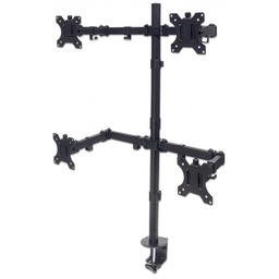 Soporte escritorio 4 monitores Manhattan 461566 13-32" 8 kg