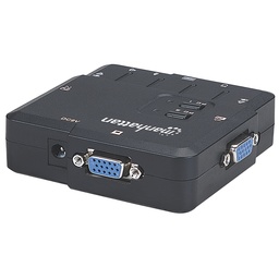 Switch KVM Manhattan 151252 2 puertos USB con audio
