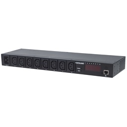 PDU monitoreable Intellinet 163682 8 salidas 19" 1U