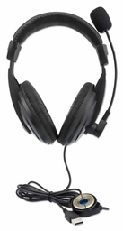 Audífonos de diadema Manhattan 179843 USB con micrófono
