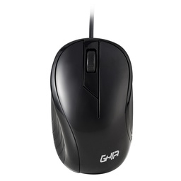 Mouse alámbrico Ghia GMA50N USB 1200 DPI negro
