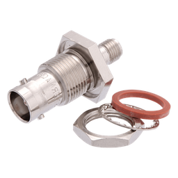 Adaptador BNC hembra a SMA hembra Syscom SPE-9185 bulkhead