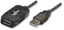 Cable extensión activa USB 2.0 Manhattan 150958 20 m