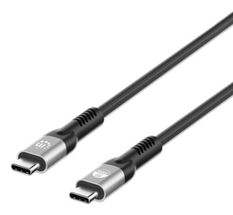 Cable USB4 USB-C Manhattan 356381 2 m 240 W 40 Gbps