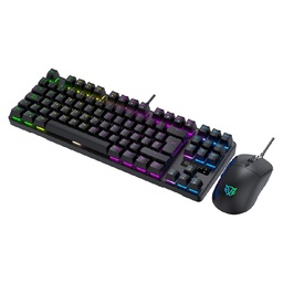 Kit teclado y mouse gamer Balam Rush CKG680 TKL RGB