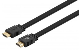 Cable HDMI plano Manhattan 355650 15 m 4K 60 Hz Ethernet