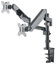 Soporte escritorio 2 monitores Manhattan 461597 17-32"