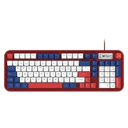 Teclado gamer Balam Rush Warstrike Gunda KG500G 96% RGB