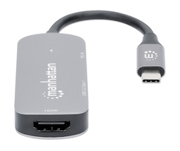 Docking USB-C Manhattan 190299 3 en 1 HDMI 4K 60 Hz