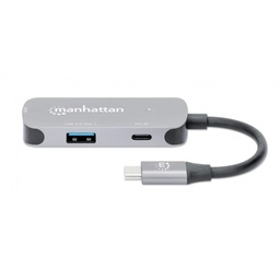 Docking station USB-C Manhattan 130707 3 en 1 HDMI 4K