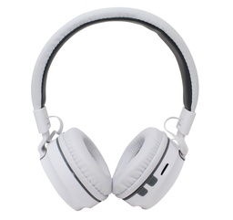 Audífonos on-ear Necnon NBH-05 BT Bluetooth FM blanco