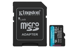 MicroSD Kingston Canvas Go! Plus Gen4 512GB U3 V30