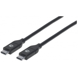 Cable USB-C a USB-C Manhattan 355247 2 m 480 Mbps 5 A