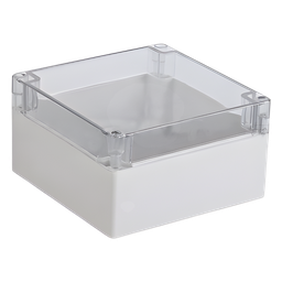 Gabinete plástico TXPRO TXG-01-5 IP65 IK07 tapa transparente