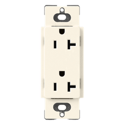 Contacto dúplex Lutron SCR20BI 20 A 125 V biscuit