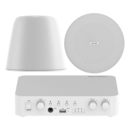 Kit audio Hikvision DSQAEKIT0530/ST 80 W 2 bocinas 100 V