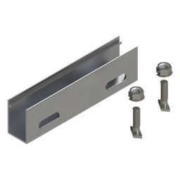 Cople para riel solar BASEL N00003 aluminio serie 6000