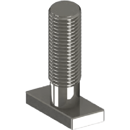 Perno de montaje solar BASEL N00008 inoxidable M8 x 30 mm