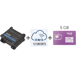 Kit router LTE Teltonika RUT901 RMS 1 año y SIM 5 GB/mes