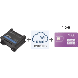 Kit router celular Teltonika RUT901 RMS 1 año y SIM 1 GB/mes