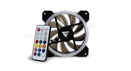 Kit 3 ventiladores Game Factor FKG400 120 mm RGB negro