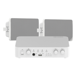 Kit de audio Hikvision DS-QAEKIT/ST 80 W 2 bocinas de pared