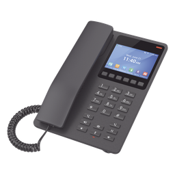 Teléfono IP hotelero Grandstream GHP631 LCD 3.5" PoE negro