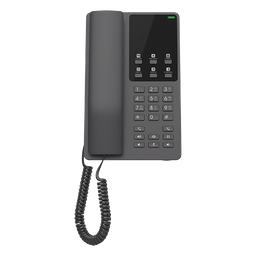 Teléfono IP hotelero Grandstream GHP621 2 SIP PoE negro