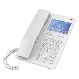 Teléfono IP hotelero Grandstream GHP630 2 líneas SIP blanco