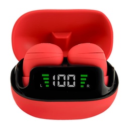 Audífonos TWS Perfect Choice PC-117087 Tiny Beatz rojo