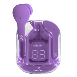 Audífonos TWS Perfect Choice PC-117049 ClearBeat morado