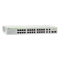 Switch WebSmart Allied Telesis AT-FS750/28-10 24 puertos FE