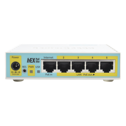 Router MikroTik hEX PoE lite RB750UPr2 5 Fast Ethernet