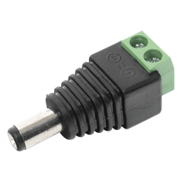 Adaptador jack Epcom Powerline JR-52 macho 12 Vcc tornillo