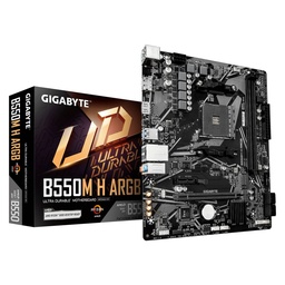 Tarjeta madre Gigabyte B550M H ARGB AM4 DDR4 micro ATX