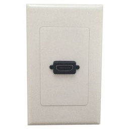 Placa de pared Brobotix 163290 1 puerto jack HDMI 90°
