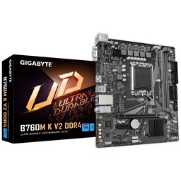 Tarjeta madre GIGABYTE B760M K V2 DDR4 Micro ATX LGA1700