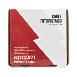 Cable fotovoltaico EPCOM CBLUT12R/100 4 mm² 2000V