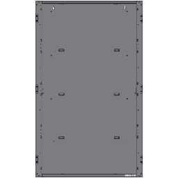 Caja trasera NOTIFIER SBB-C5 gabinete CAB-5 3 niveles