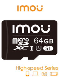 Memoria microSD IMOU ST2-64-S1 64GB U3 V30 Clase 10