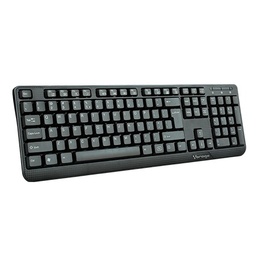 Teclado alámbrico Vorago KB-102 USB teclas multimedia