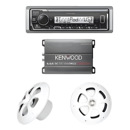Kit de audio marino JVC Kenwood KEA4/1613MRW Bluetooth