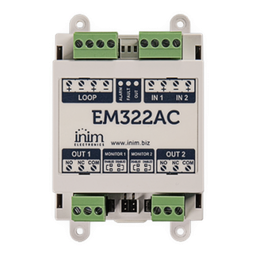 Módulo de control Inim EM322AC 2 entradas 2 relés 230 VCA
