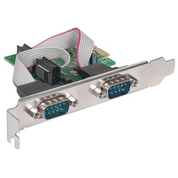 Tarjeta serial PCI Express Manhattan 152082 2 puertos DB9