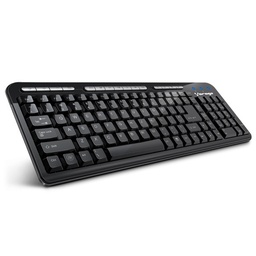 Teclado Vorago KB-202 alámbrico USB negro