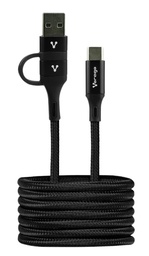 Cable USB-C Vorago CAB-126 PD 60W 1 m