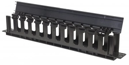 Organizador de cables Intellinet 714679 19" 1U con cubierta