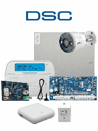 Kit de alarma DSC Neo HS2032 32 zonas LE4050M con Video Hub